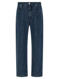 Fendi Blue Cotton Flared Jeans