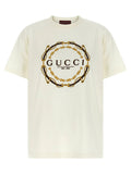Gucci White Fabric T-Shirt