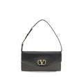 Valentino Garavani Brown Calf Leather Bos Taurus Shoulder Bag