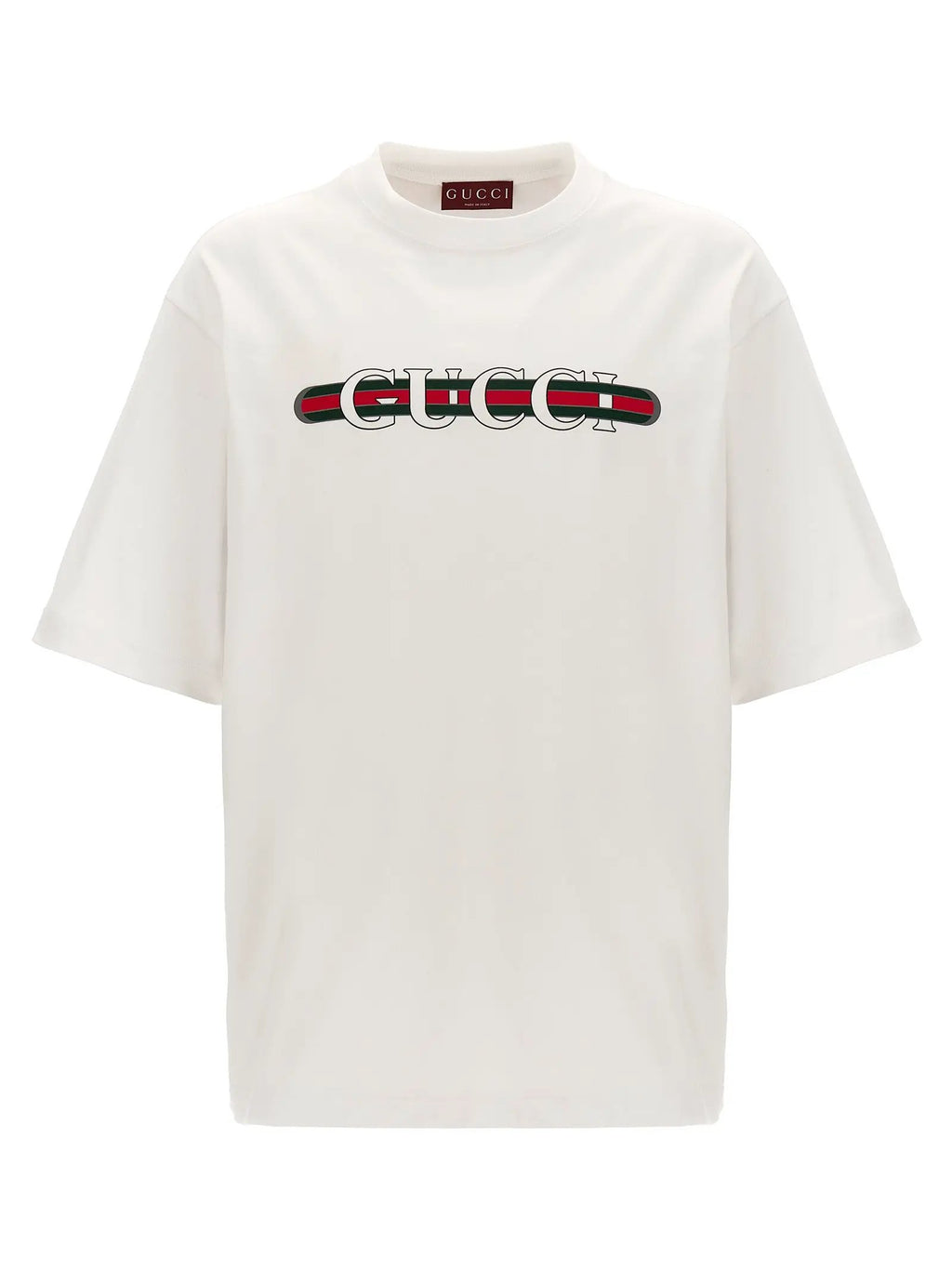 Gucci White Cotton T-Shirt