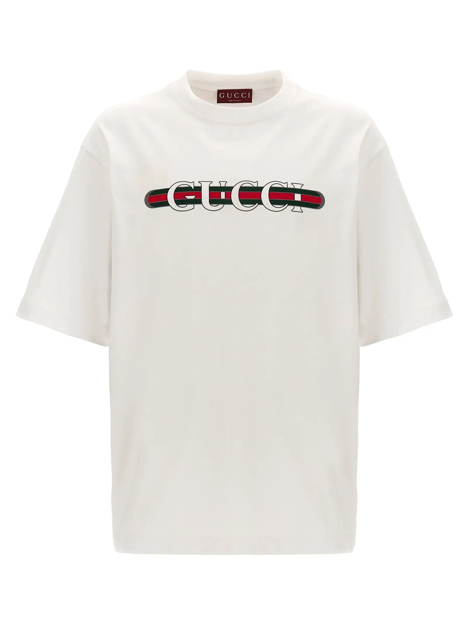 Gucci White Cotton T-Shirt
