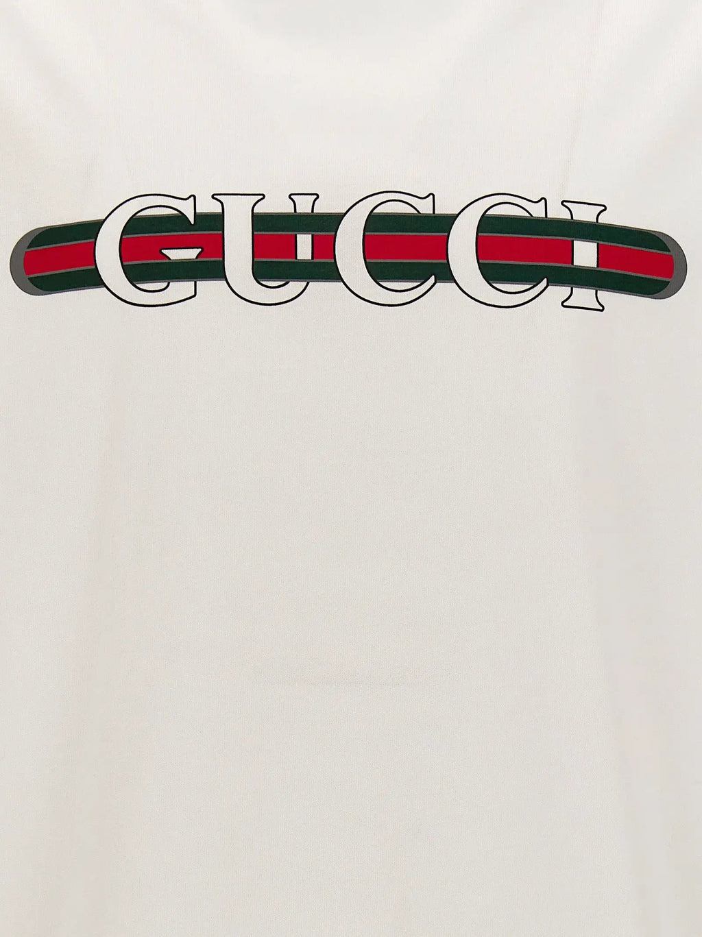 Gucci White Cotton T-Shirt