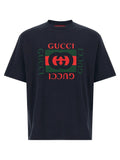 Gucci Blue Cotton T-Shirt