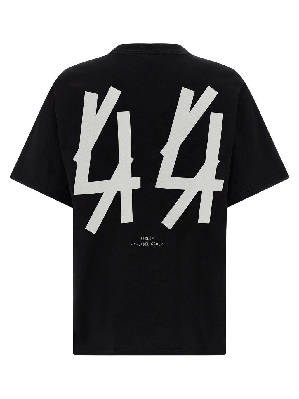 44 Label Group Black Cotton T-Shirt