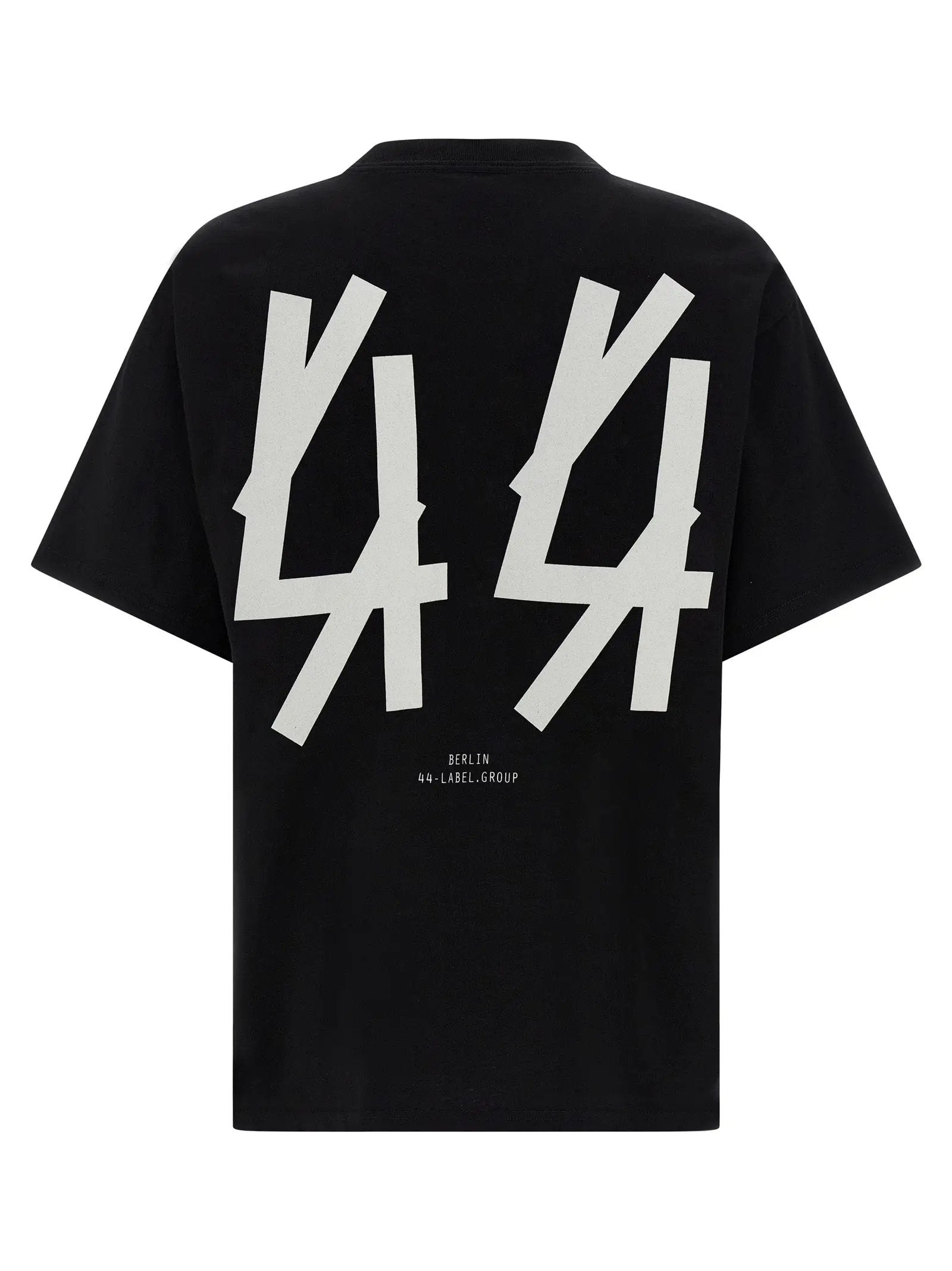 44 Label Group Black Cotton T-Shirt