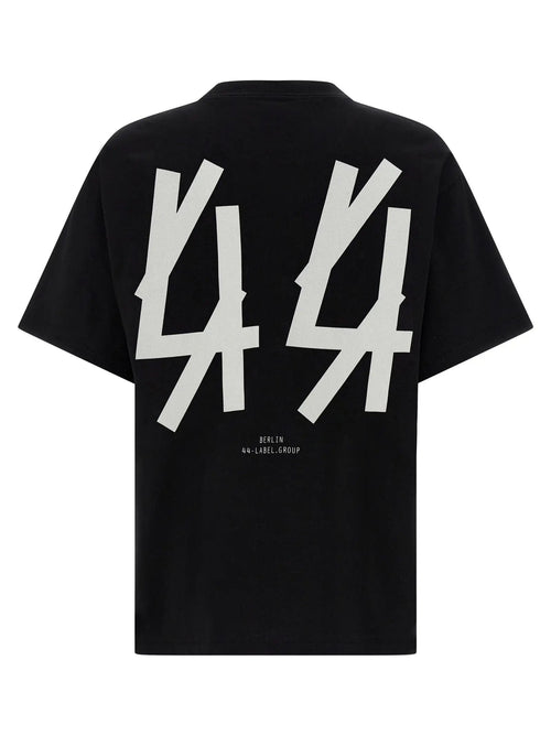 44 Label Group Black Cotton T-Shirt