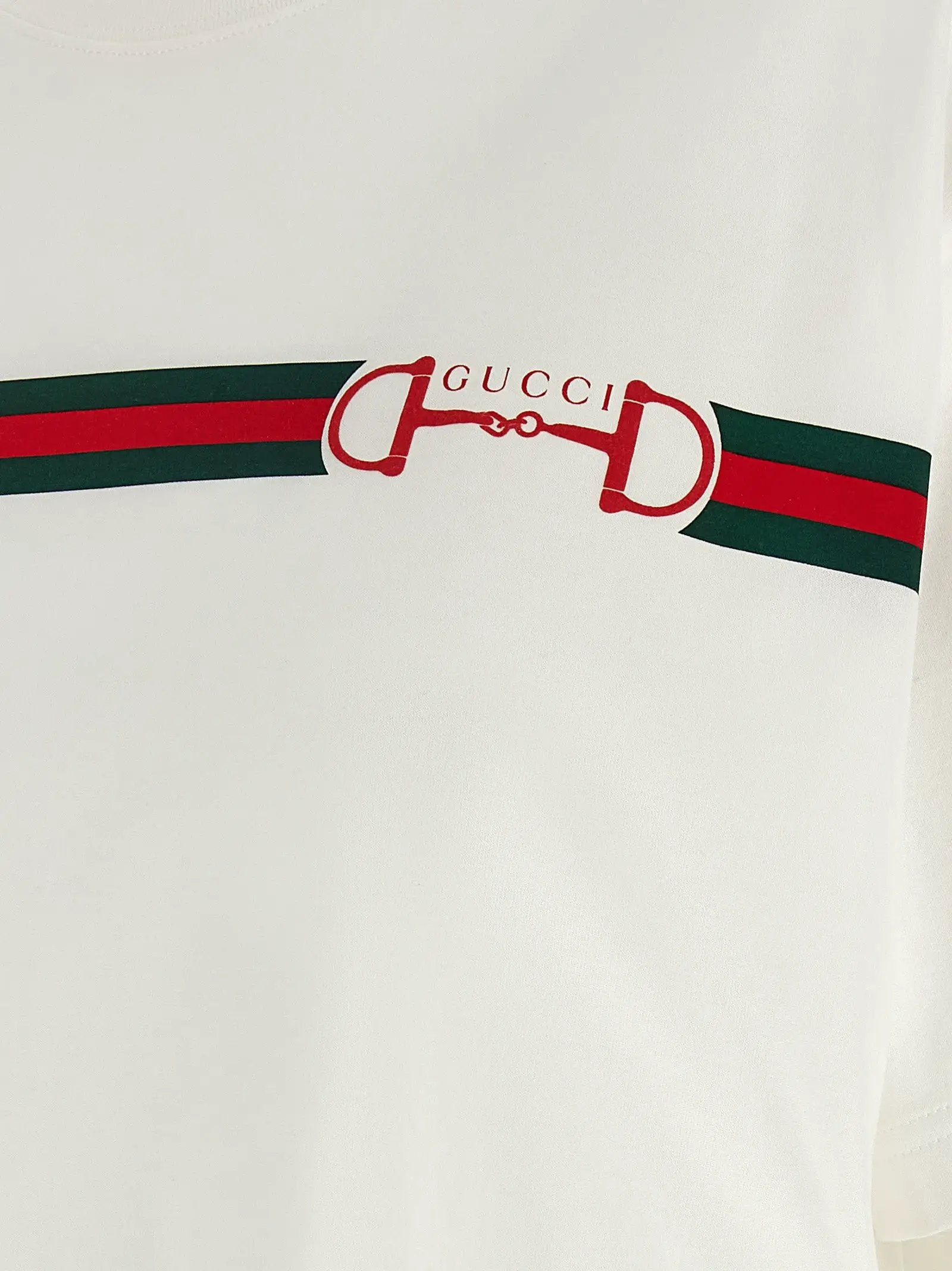 T-shirt Gucci en coton blanc