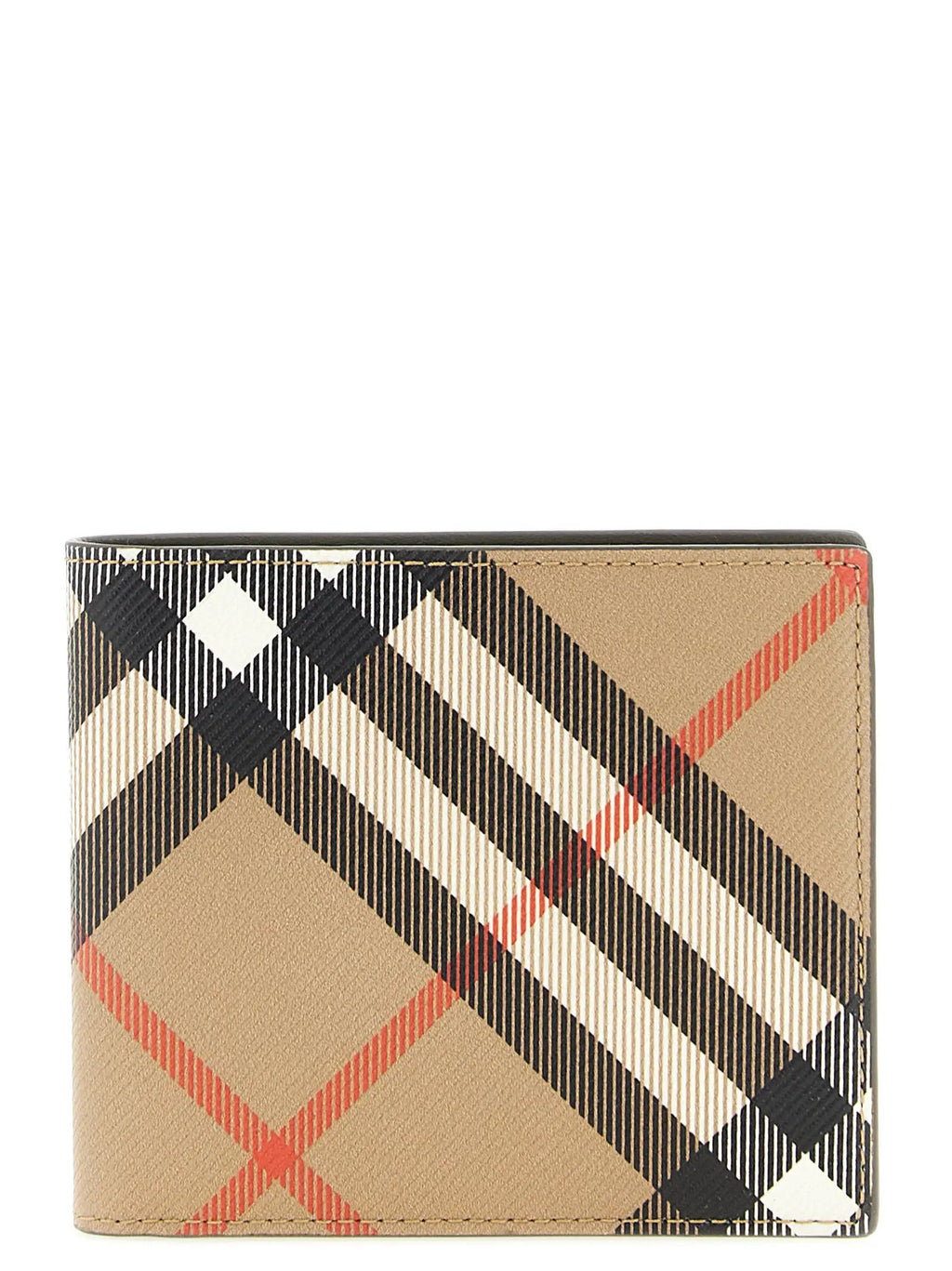 Portefeuille Burberry beige en polyéthylène