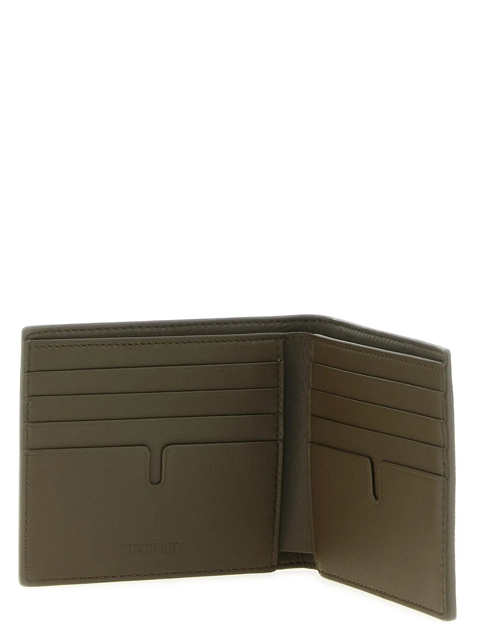 Portefeuille Burberry beige en polyéthylène
