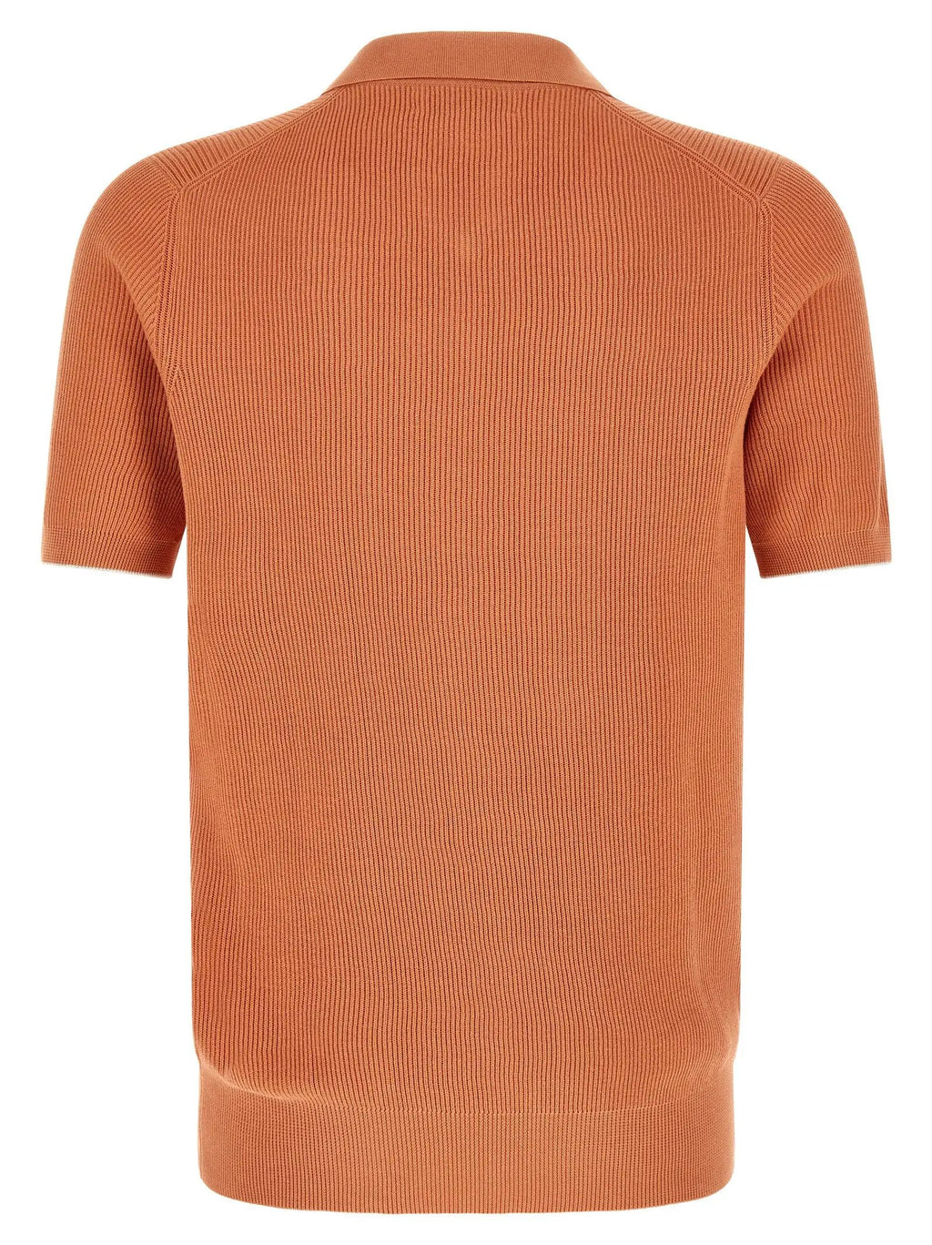 Polo Brunello Cucinelli en coton orange