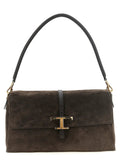 Tod's Brown Calfskin Shoulder Bag