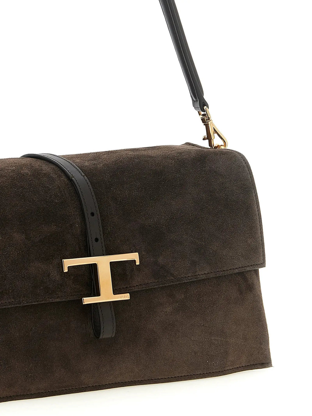 Tod's Brown Calfskin Shoulder Bag