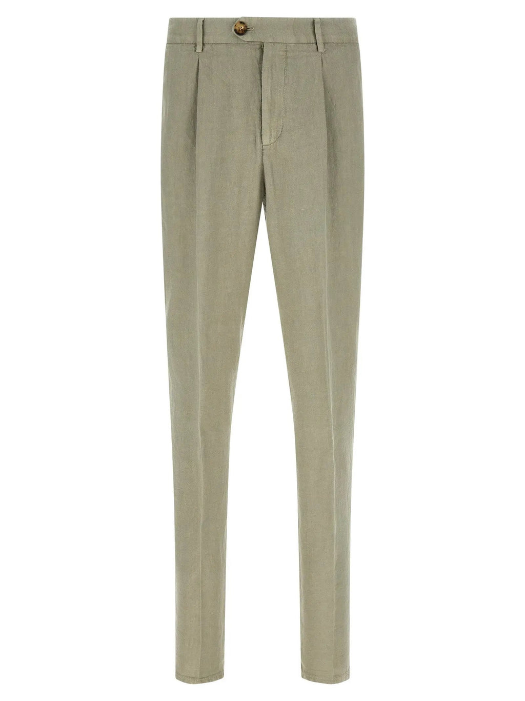Brunello Cucinelli Bicolor Linen Casual Pants
