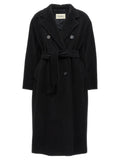 Max Mara Black Virgin Wool Coat