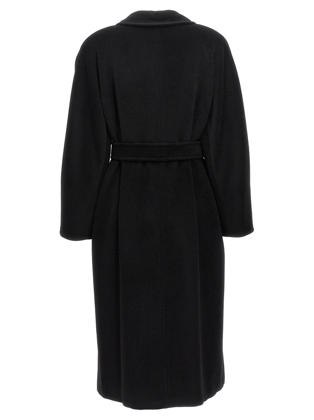 Max Mara Black Virgin Wool Coat