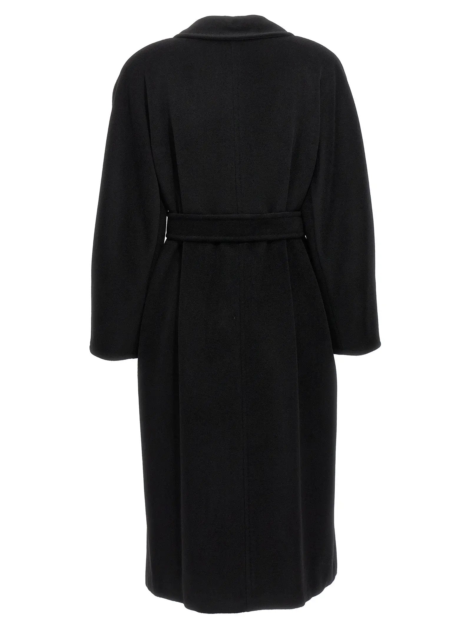 Max Mara Black Virgin Wool Coat