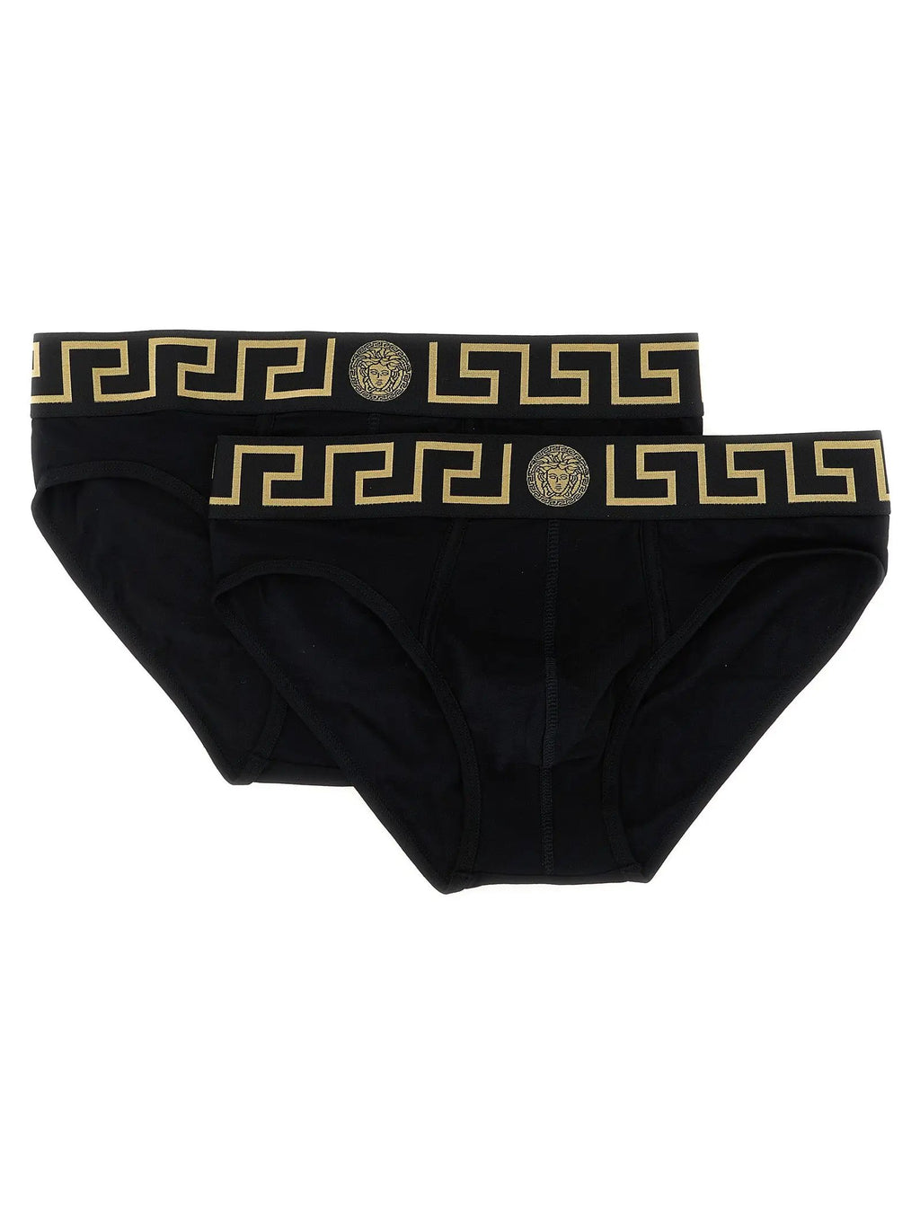 Versace Black Cotton Briefs