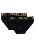 Versace Black Cotton Briefs