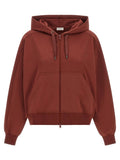 Sweat-shirt en coton Brunello Cucinelli Bordeaux