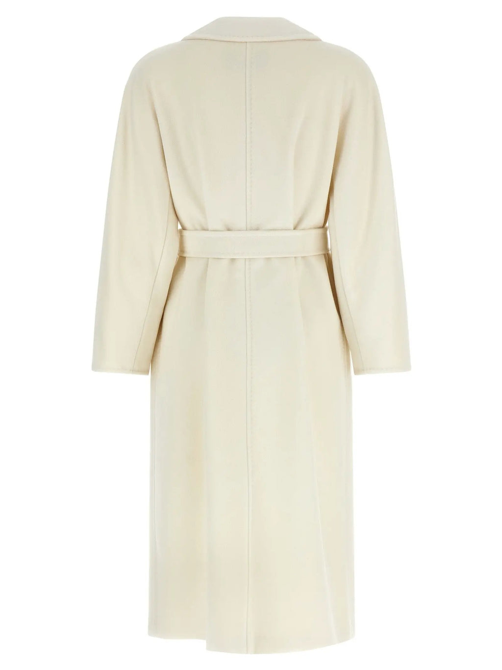 Max Mara White Virgin Wool Coat
