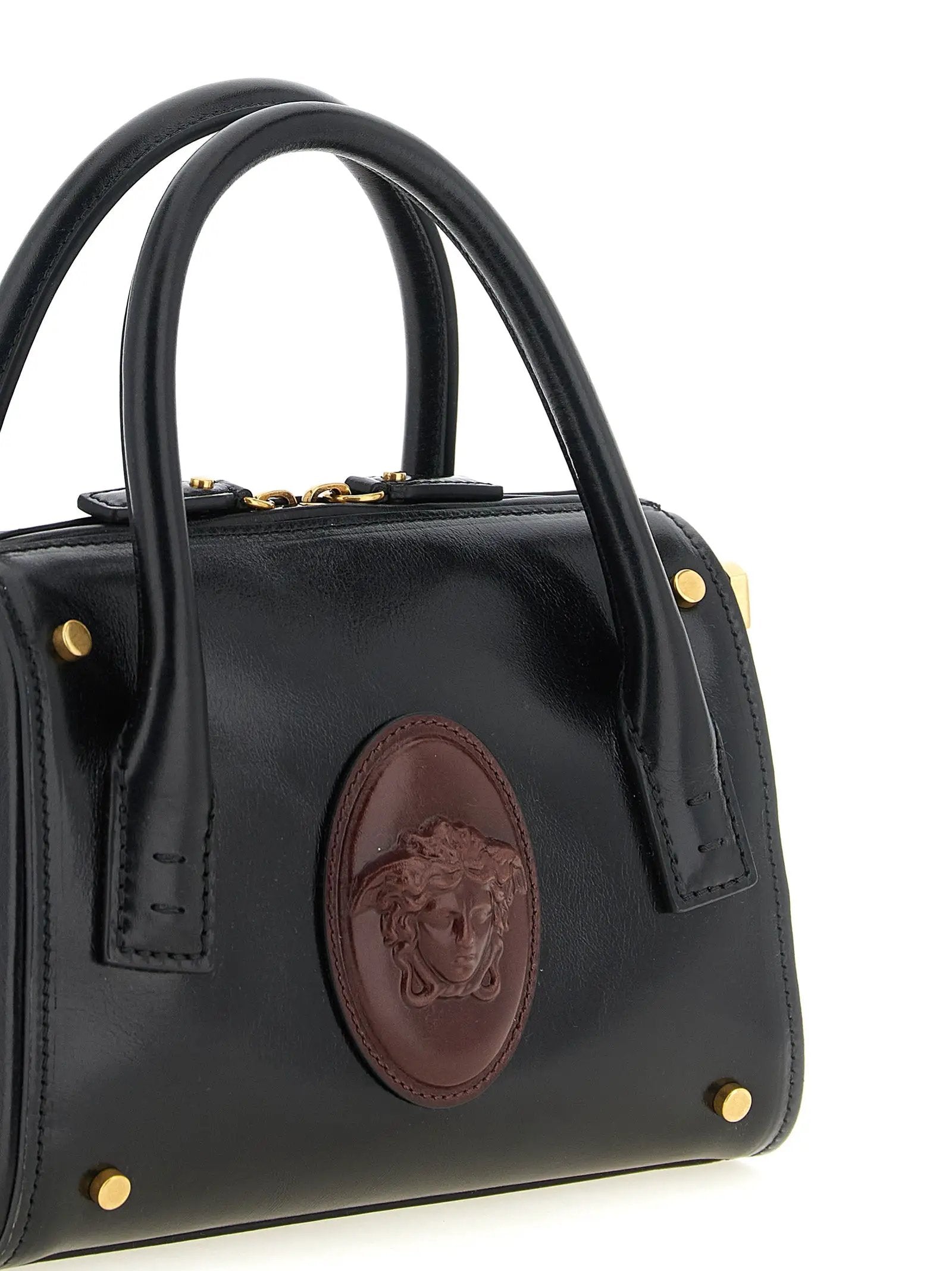 Versace Black Calfskin Handbag