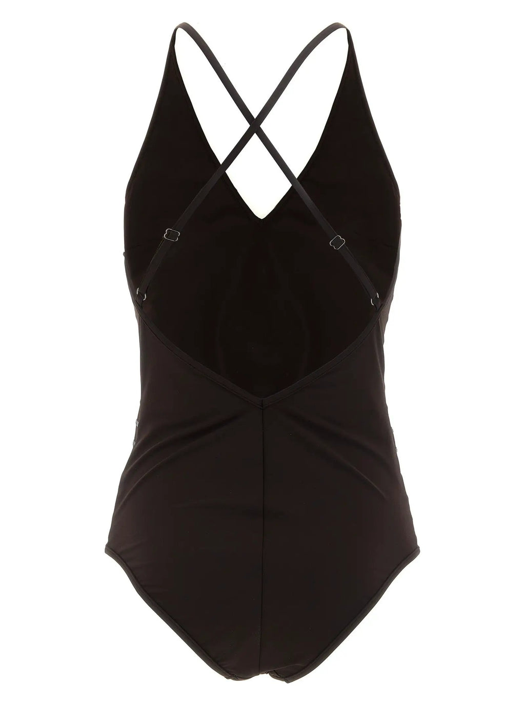 Brunello Cucinelli Brown Polyamide One-Piece Swimsuit