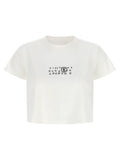 MM6 Maison Margiela White Cotton T-Shirt