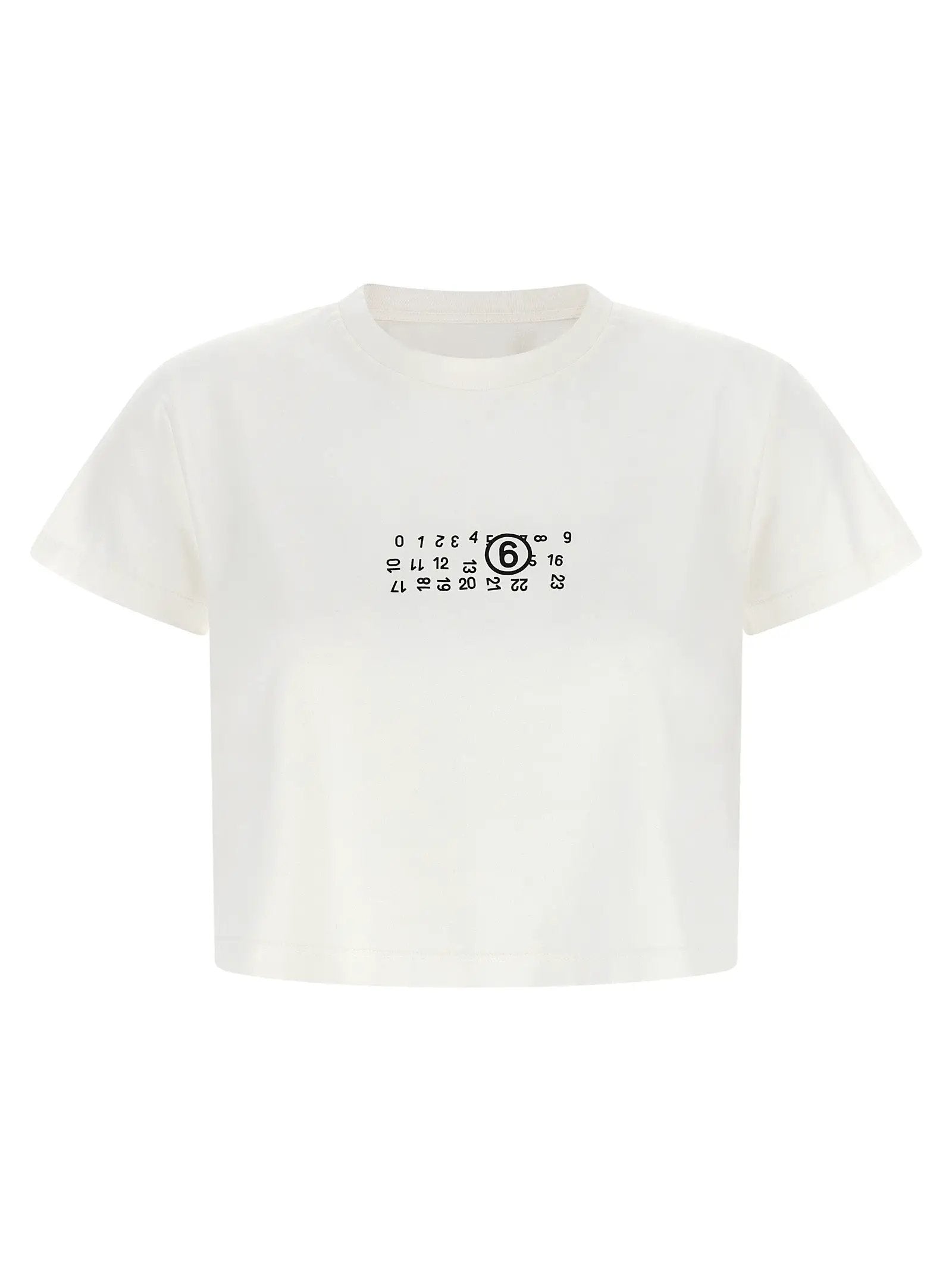 MM6 Maison Margiela White Cotton T-Shirt