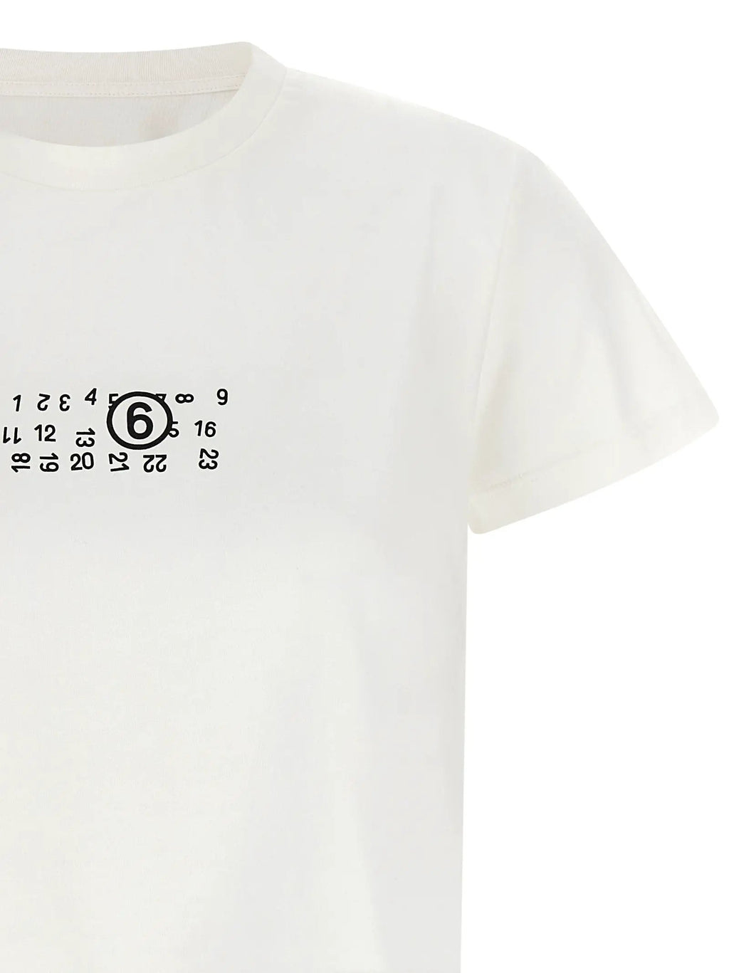 MM6 Maison Margiela White Cotton T-Shirt