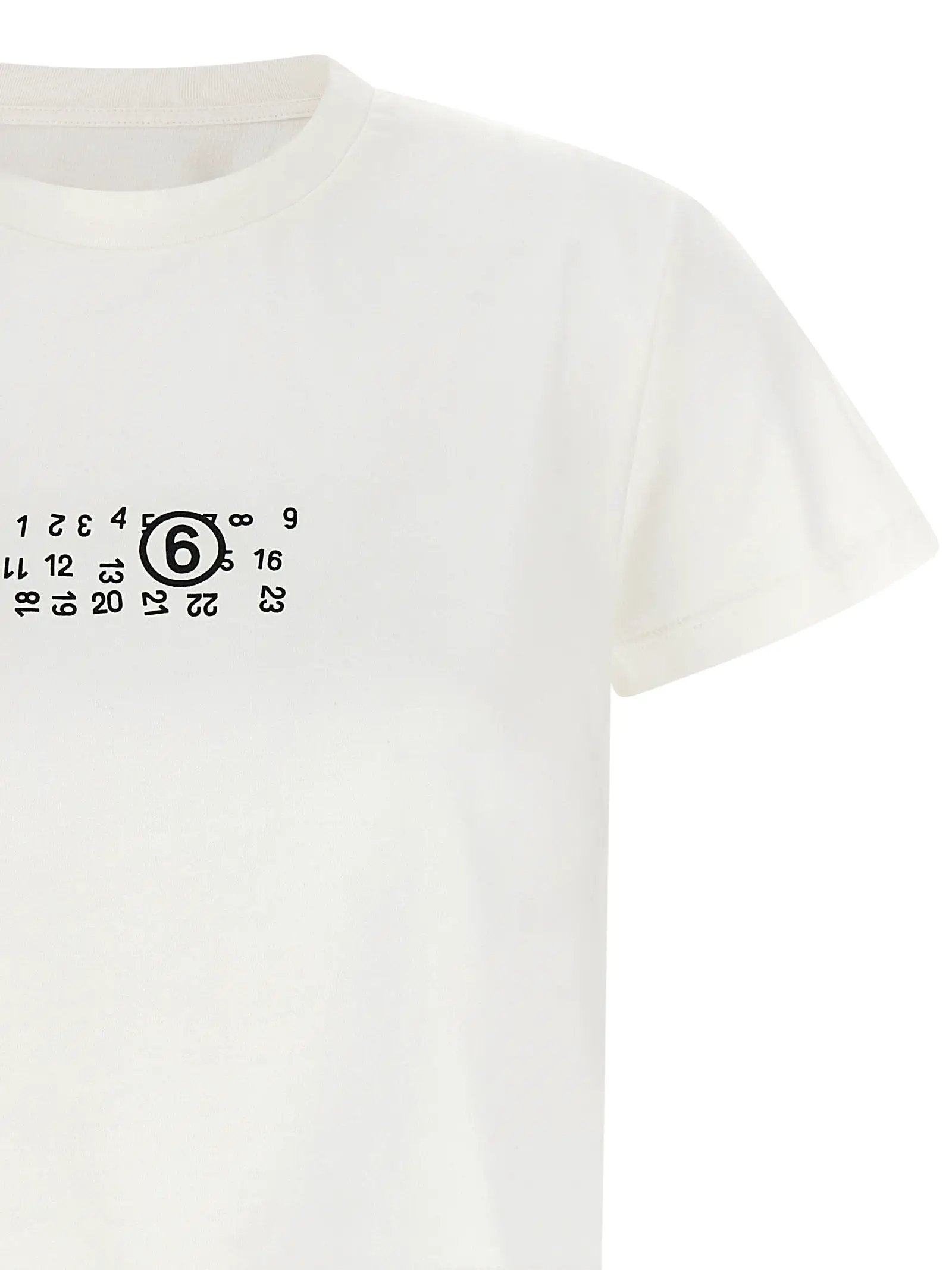 MM6 Maison Margiela White Cotton T-Shirt