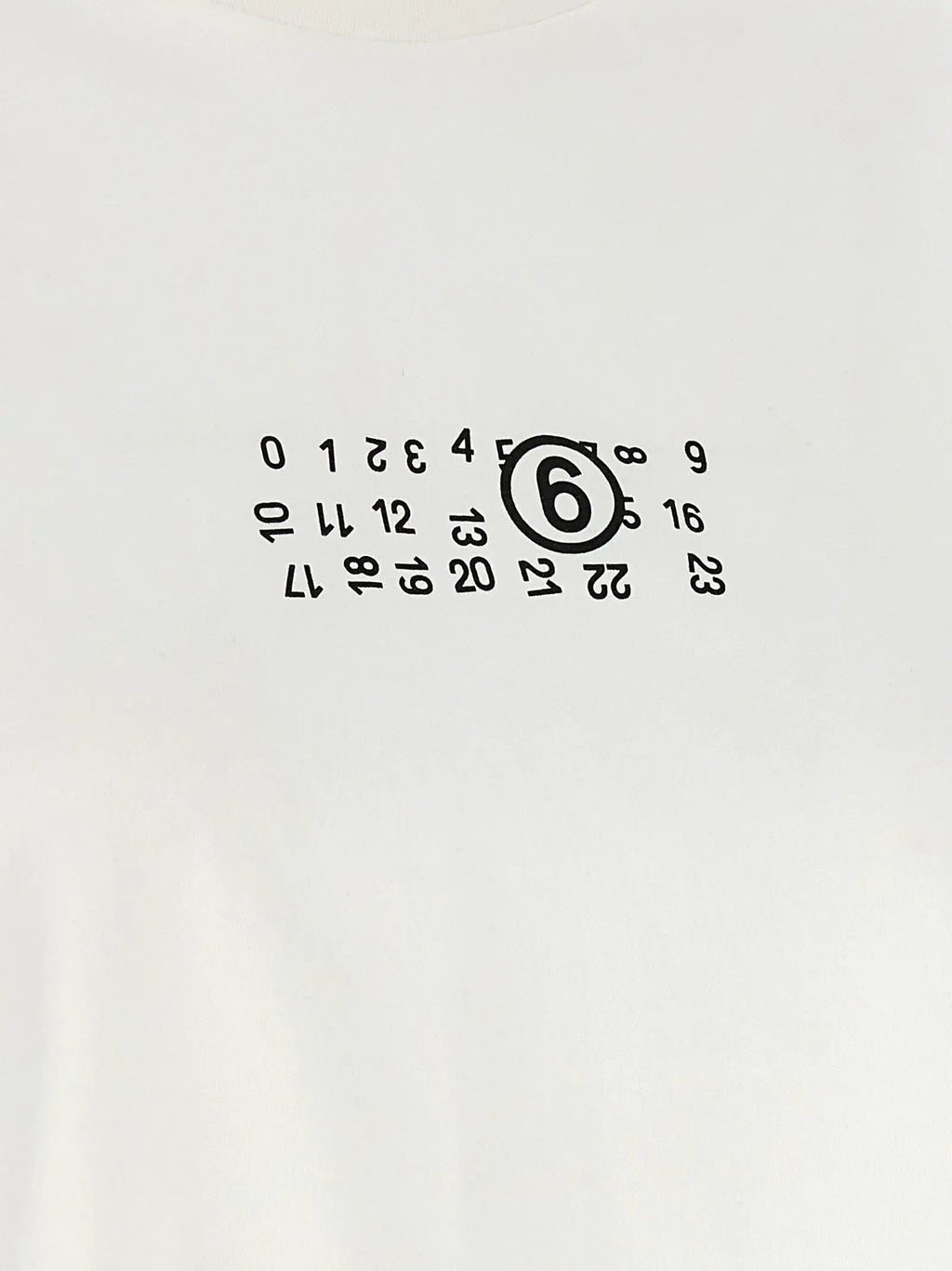 MM6 Maison Margiela White Cotton T-Shirt