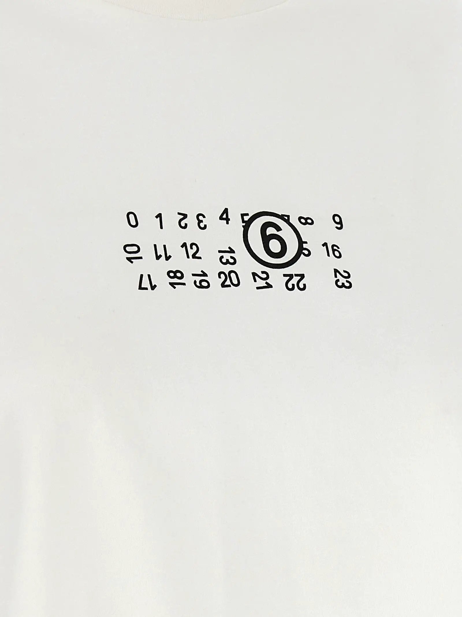 MM6 Maison Margiela White Cotton T-Shirt