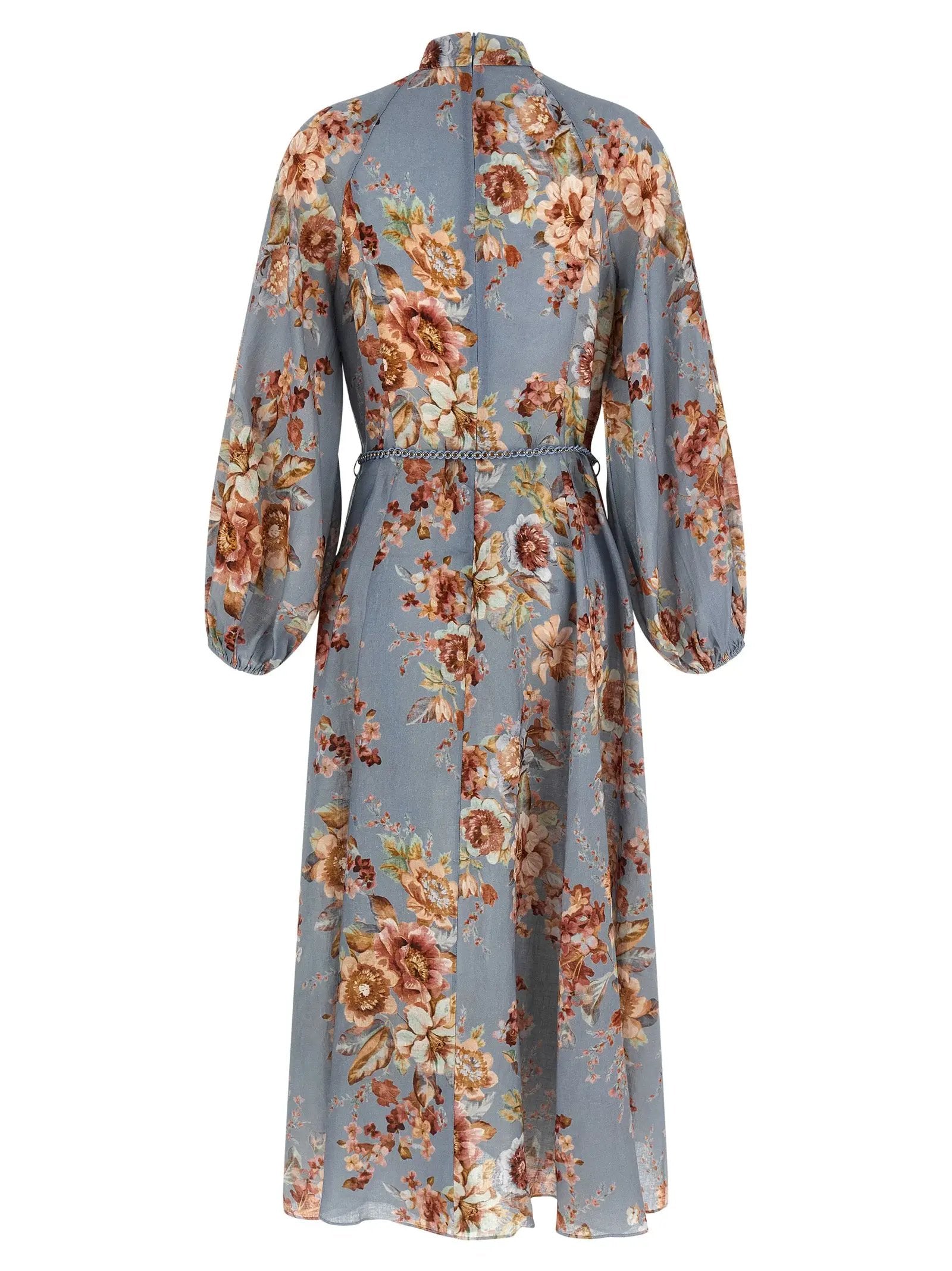 Zimmermann Blue Linen Long Dress
