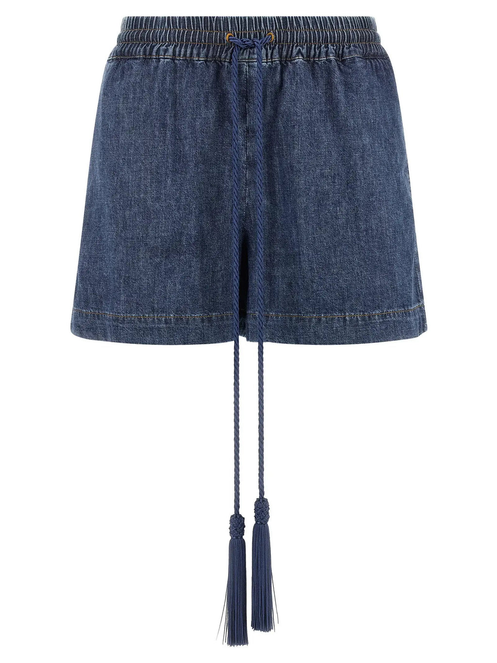 Valentino Garavani Blue Cotton Bermuda Shorts