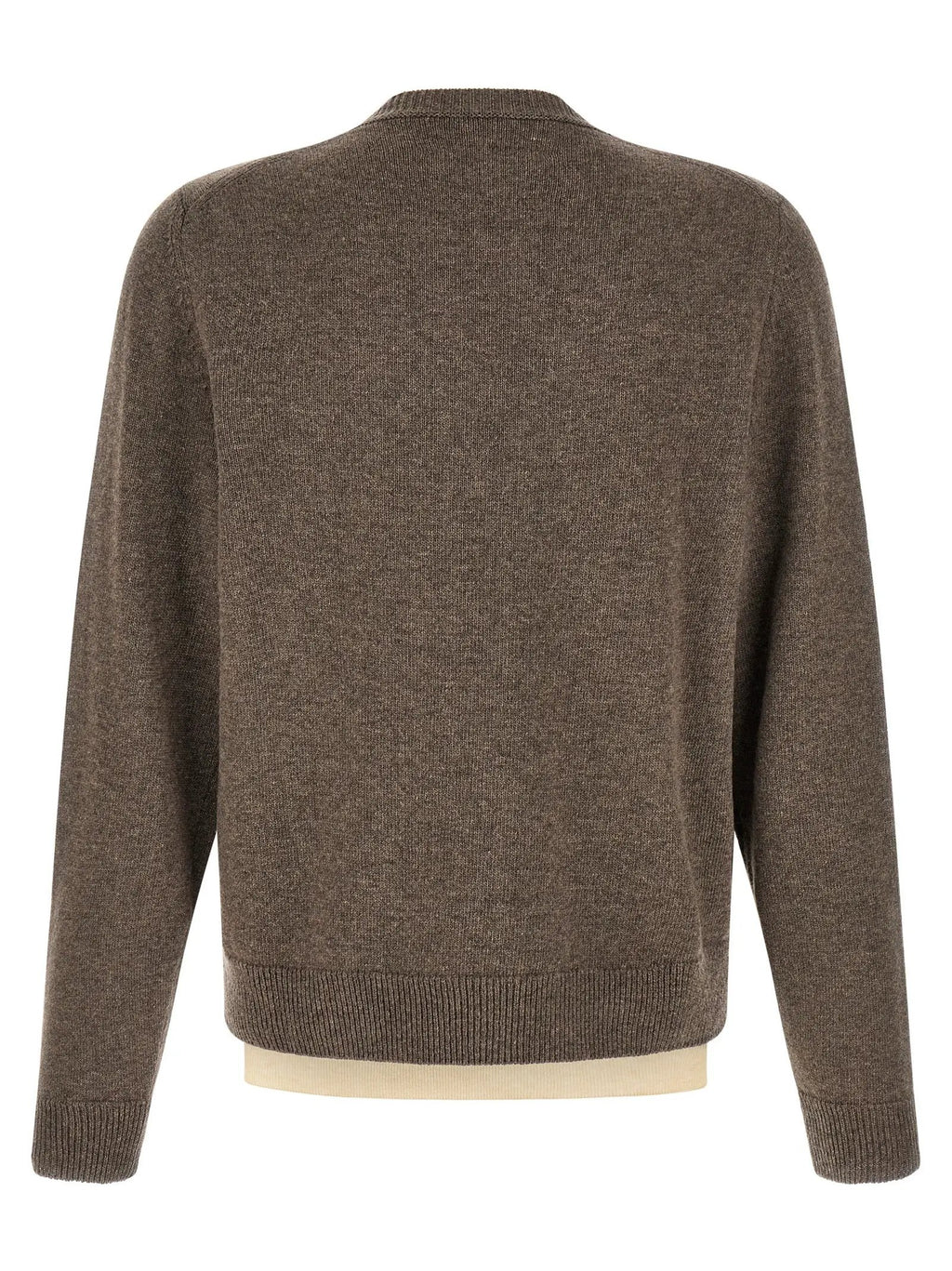 Maison Margiela Brown Virgin Wool Cardigan