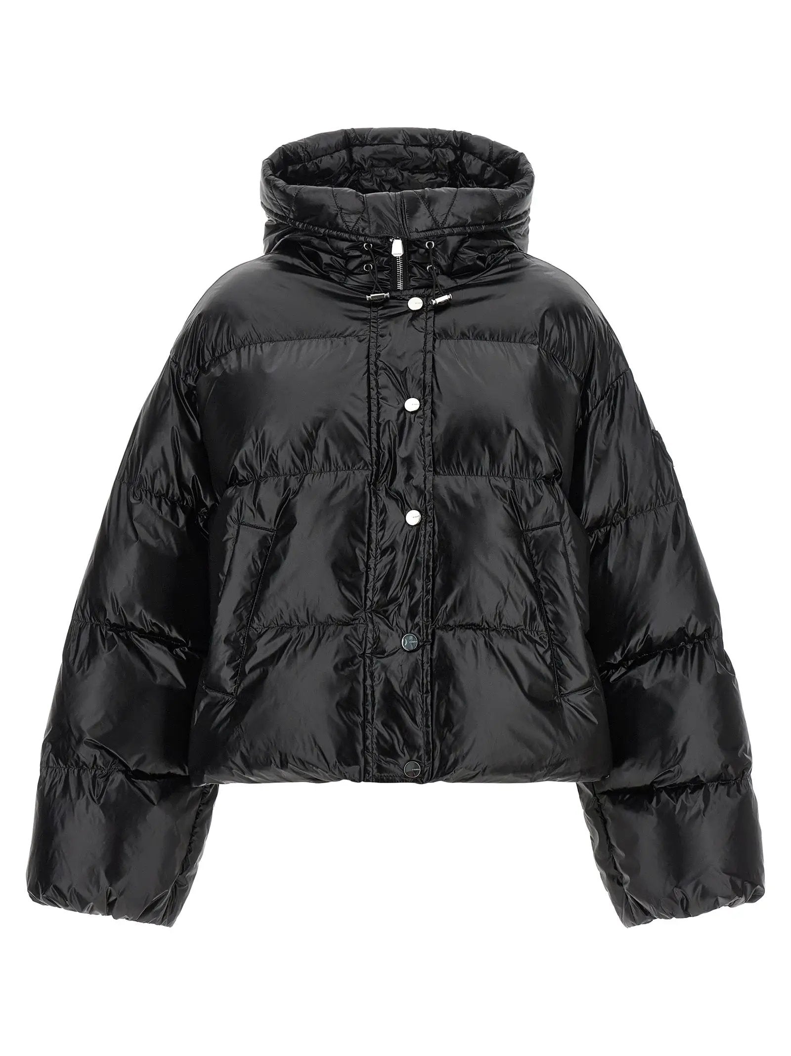 PINKO Black Polyamide Shell Jacket