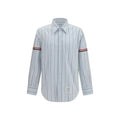 Thom Browne Blue Cotton Dress Shirt