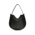 Isabel Marant Black Calf Leather Bos Taurus Shoulder Bag
