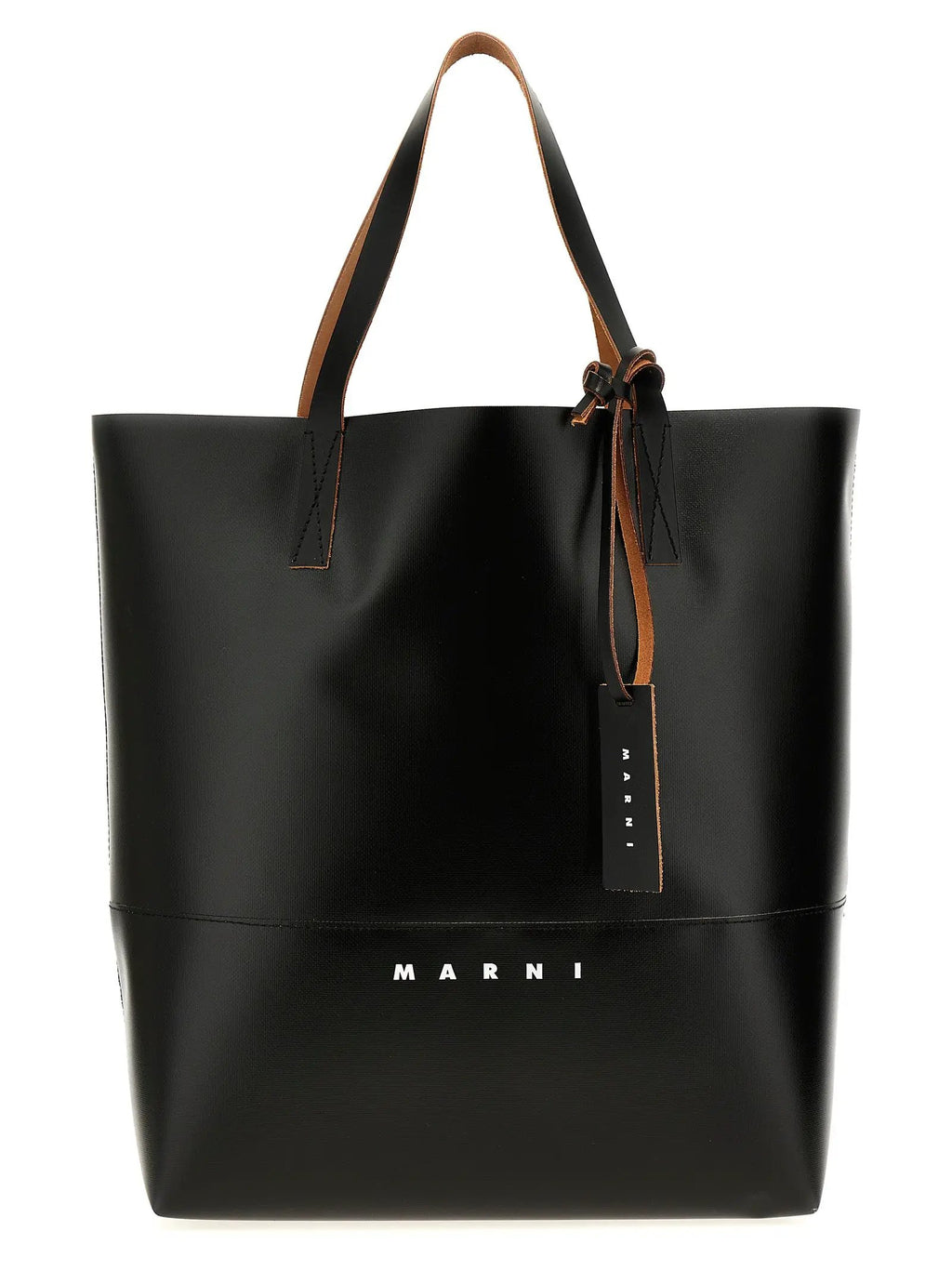 Marni Black Polyethylene Tote Bag
