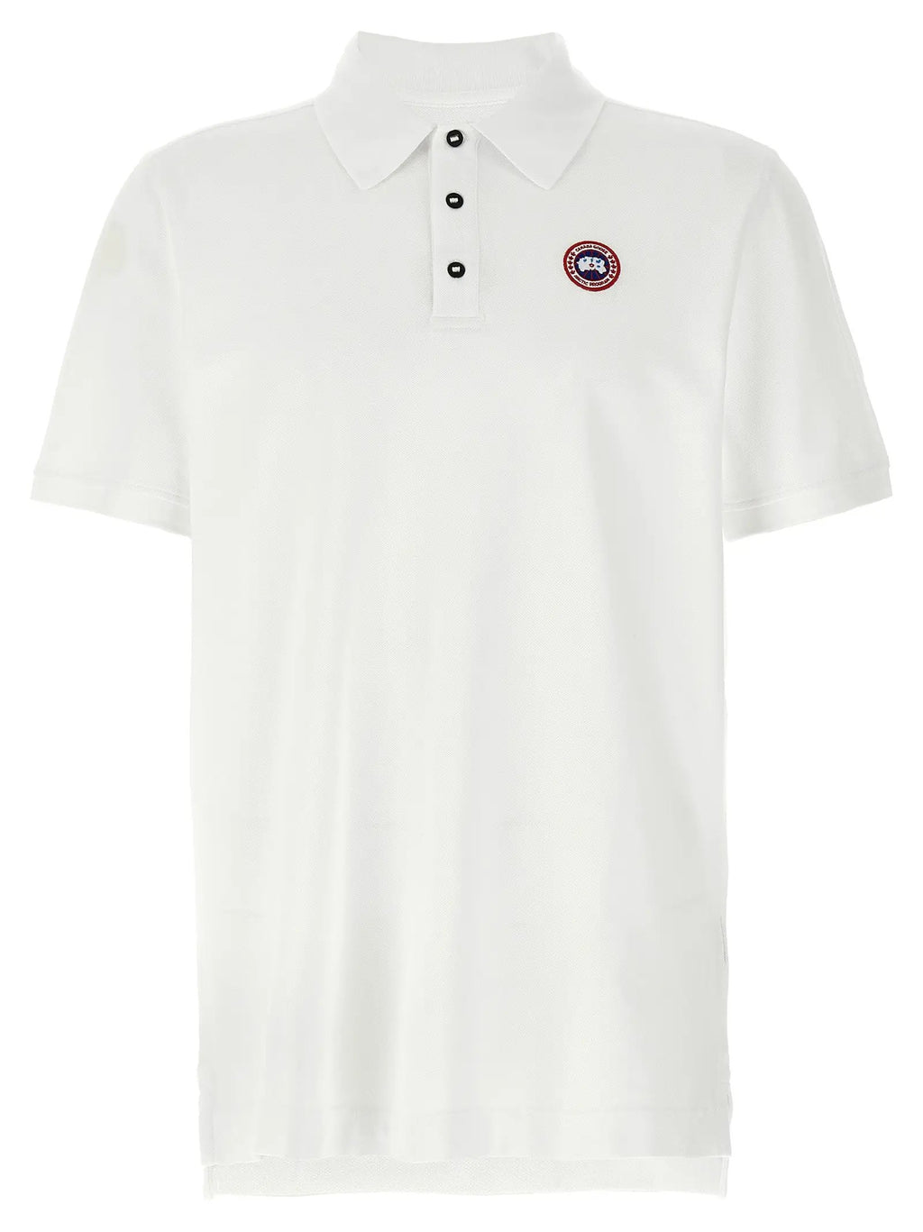 Canada Goose Canada Goose White Cotton Polo Shirt