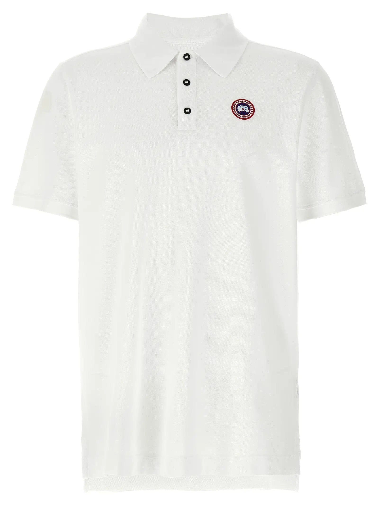 Canada Goose Canada Goose White Cotton Polo Shirt