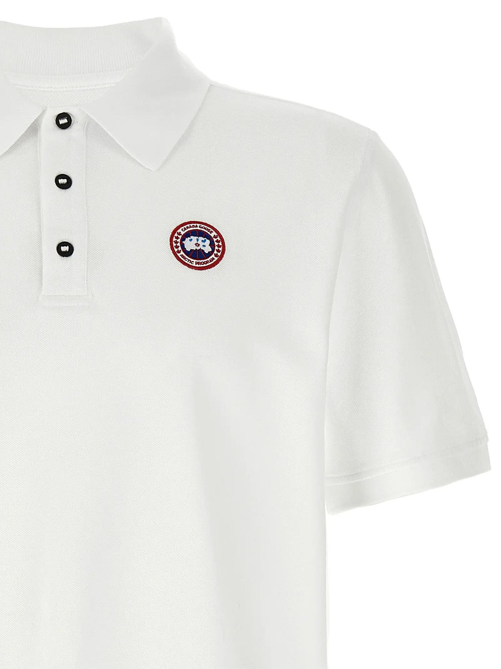 Canada Goose Canada Goose White Cotton Polo Shirt