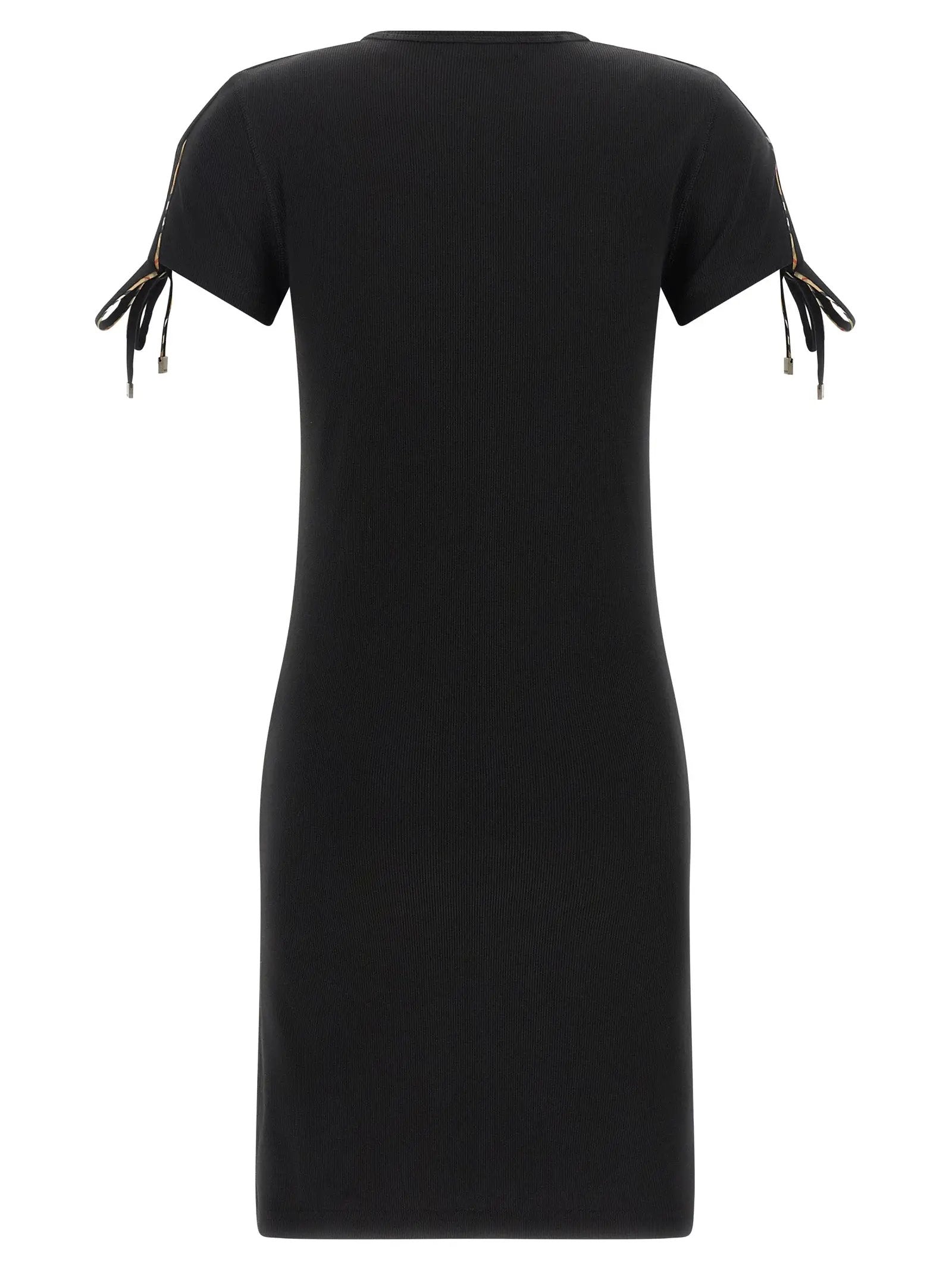Burberry Black Cotton Short Dress