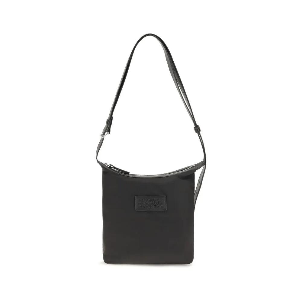 MM6 Black Nylon Shoulder Bag