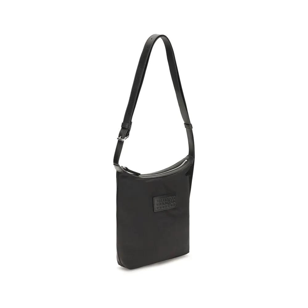 MM6 Black Nylon Shoulder Bag