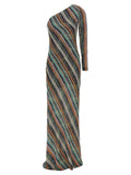 Robe longue Missoni multicolore en viscose