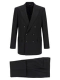 Tom Ford Black Wool Two-Piece Suit