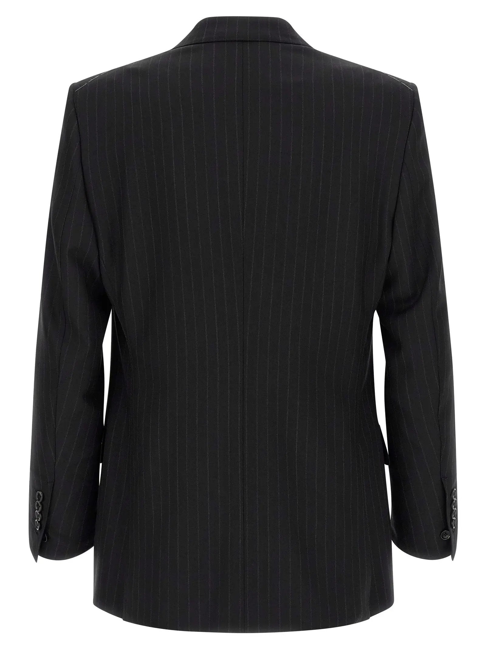 Tom Ford Black Wool Two-Piece Suit