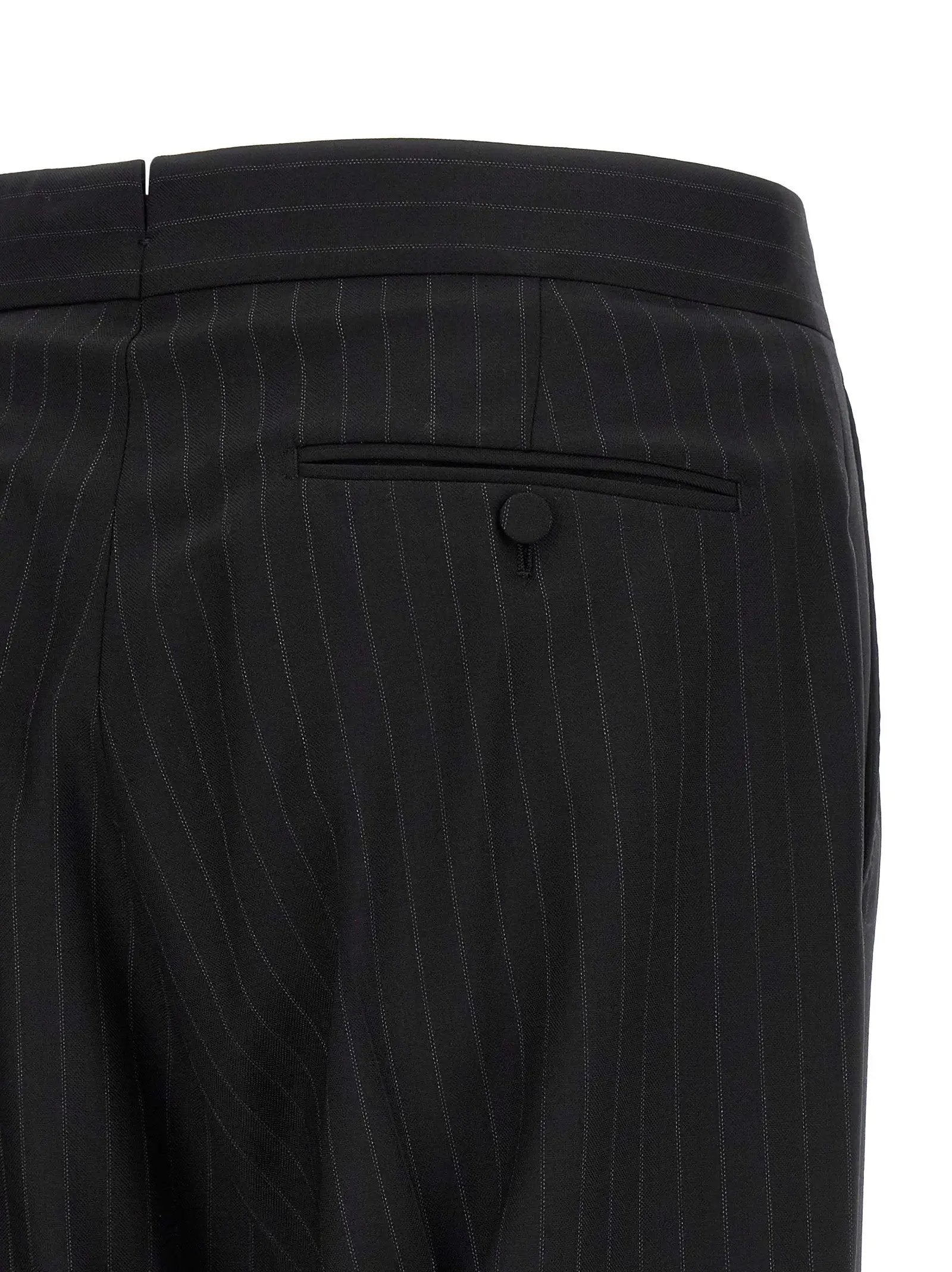 Tom Ford Black Wool Two-Piece Suit