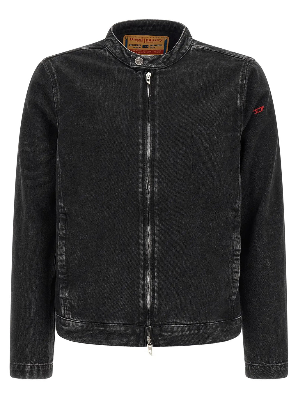 Diesel Black Cotton Denim Jacket
